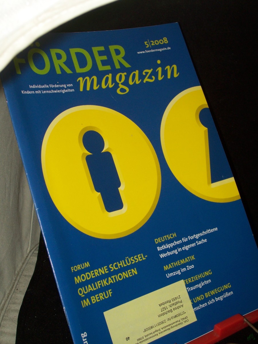 Product image 1 of the product “5/2008, Moderne Schlüsselqualifikationen im Beruf ”