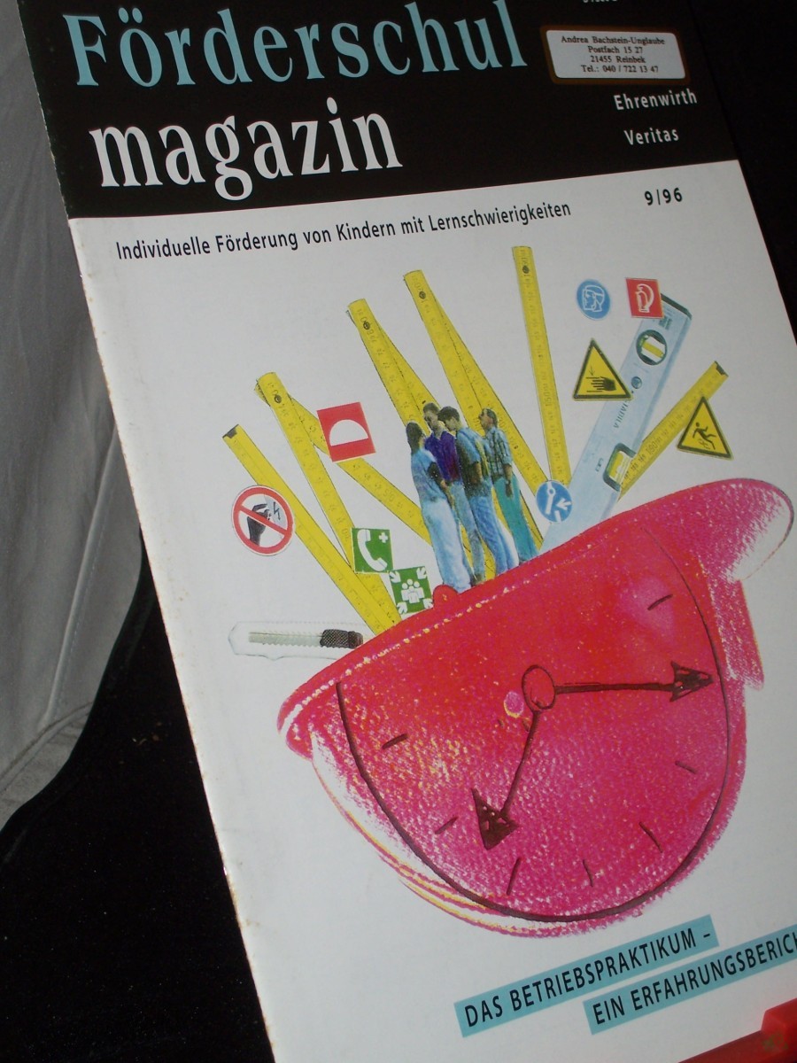 Product image 1 of the product “9/1996, das Betriebspraktikum ein Erfahrungsbericht ”