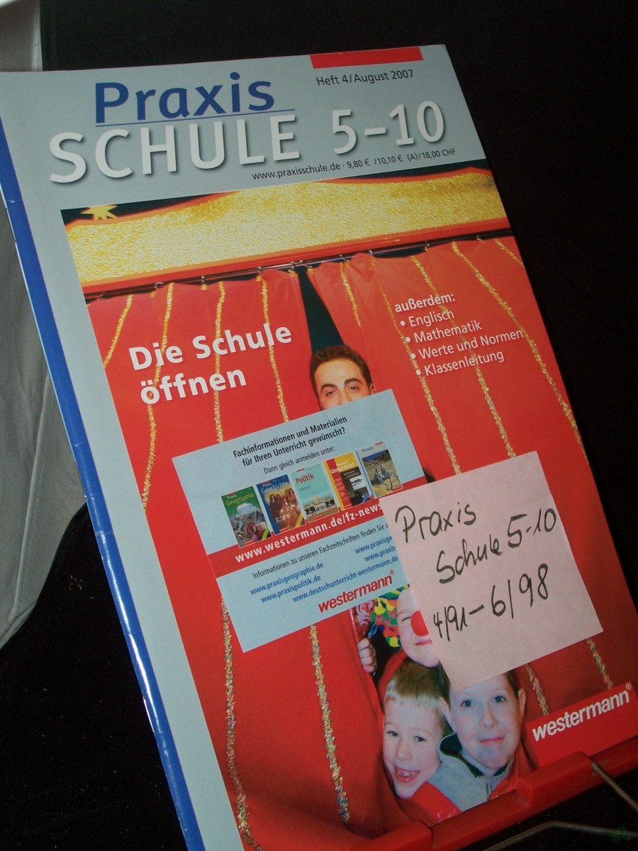 Artikelbild 1 des Artikels “4/2007, Die Schule öffnen “