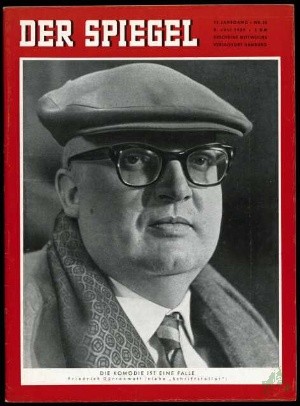Artikelbild 1 des Artikels “28/1959, Die Komödie ist eine Falle, Friedrich Dürrenmatt “