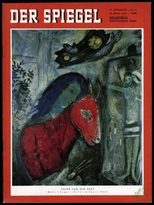 Product image 1 of the product “13/1959, Jeder Tag ein Fest, Marc Chagall ”