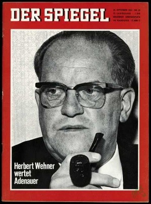 Artikelbild 1 des Artikels “39/1963, Herbert Wehner wertet Adenauer “