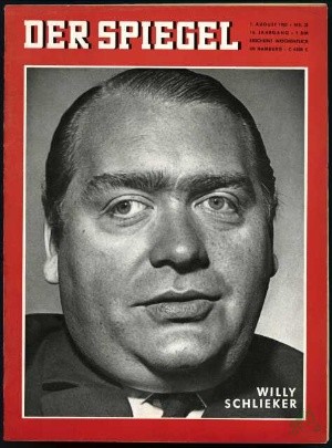 Artikelbild 1 des Artikels “31/1962, Willy Schlieker “