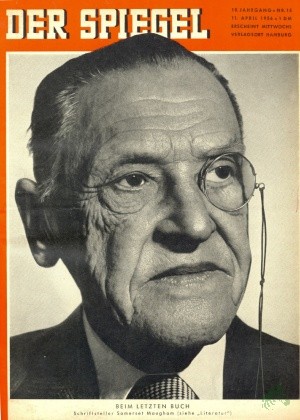 Artikelbild 1 des Artikels “15/1956, Beim letzten Buch, Schriftsteller Somerset Maugham “