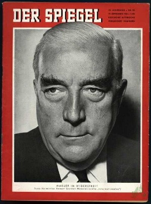 Artikelbild 1 des Artikels “38/1956, Makler im Widerstreit, Suez Vermittler Robert Gordon Menzies “
