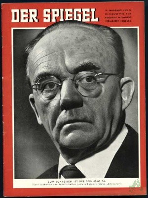 Product image 1 of the product “34/1956, Zum Schreiben ist der Sonntag da, Textilkaufmann und Schriftsteller Ludwig Reiners ”