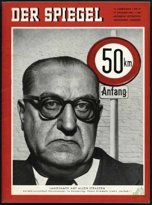 Product image 1 of the product “42/1956, Langsamer auf allen Straßen, Verkehrsausschuß Vorsitzender im Bundestag Oskar Rümmele ”