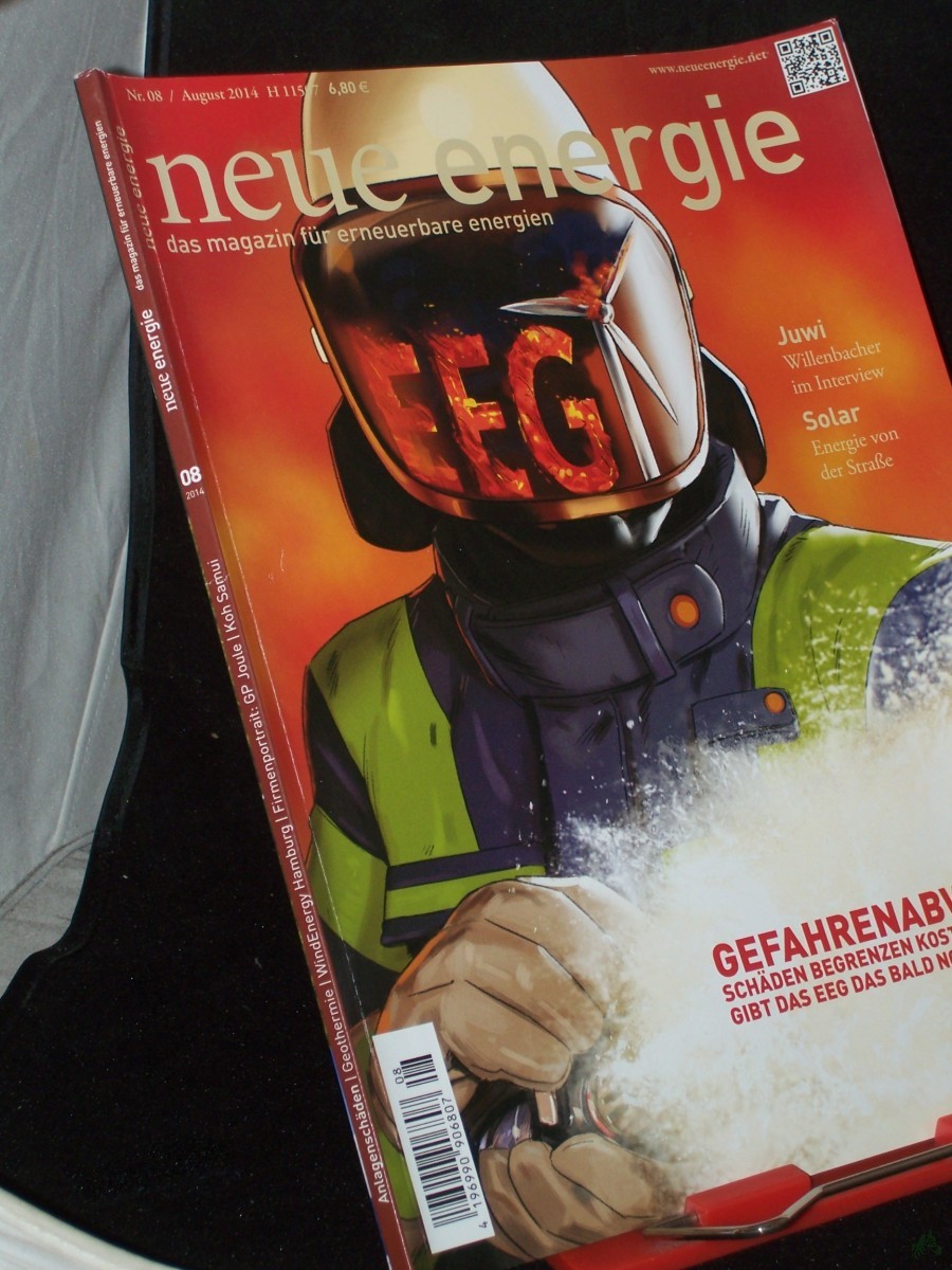 Product image 1 of the product “8/2014, Gefahrenabwehr, Schäden begrenzen kostet, gibt das EEG das bald noch her? ”