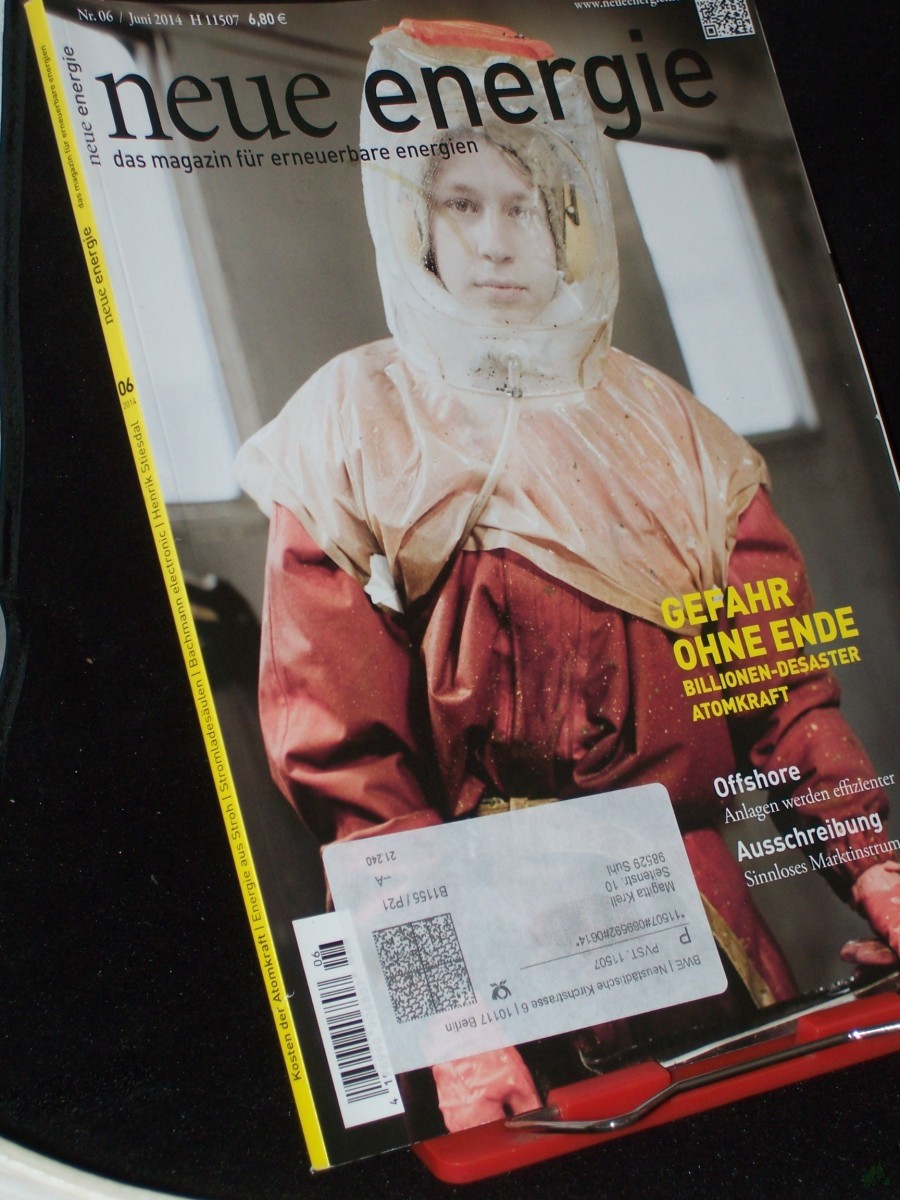 Product image 1 of the product “6/2014, Gefahr ohne Ende, Billionen Desaster Atomkraft ”