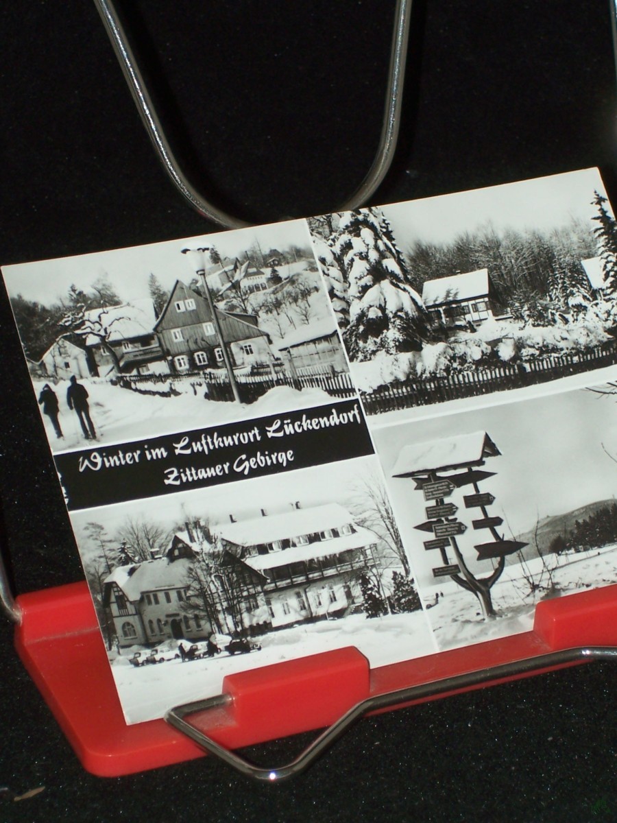 Artikelbild 1 des Artikels “Winter im Luftkurort Lückendorf, Zittauer Gebirge, Kurhaus, Blick zum Hochwald “