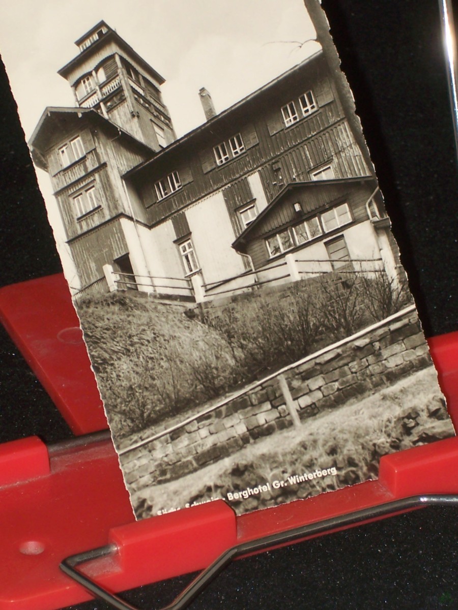 Product image 1 of the product “Sächsische Schweiz, Berghotel großer Winterberg, schwarz weiß ”