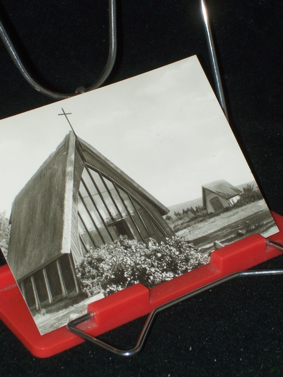 Product image 1 of the product “Die Kirche in AHRENSHOOP, Foto: Fritz Wegscheider ”