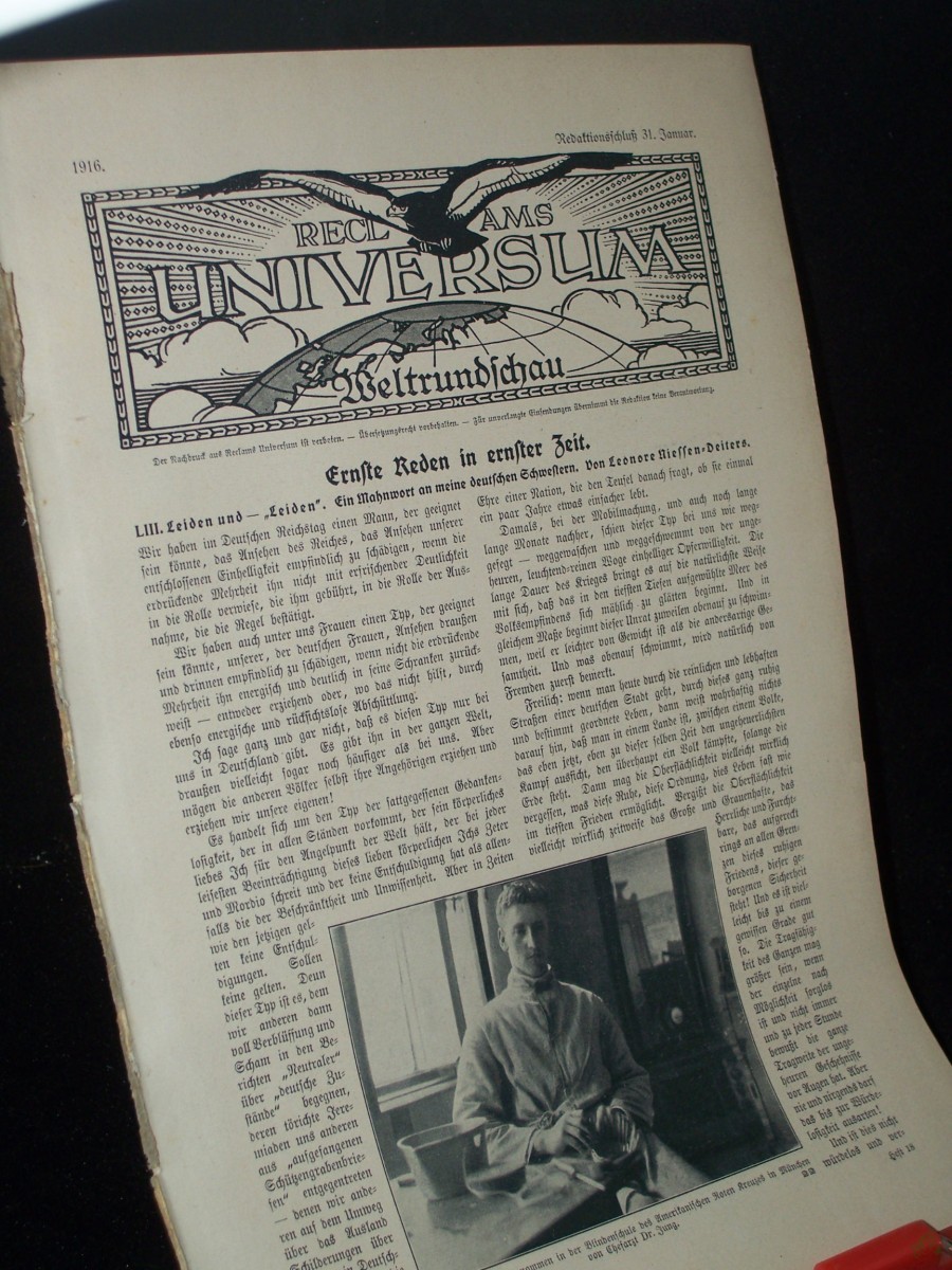 Product image 1 of the product “Januar 1916 ERNSTE REDE IN ERNSTER ZEIT ”