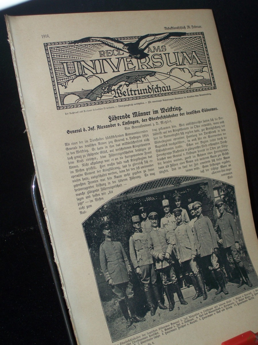 Artikelbild 1 des Artikels “Februar 1916 Alexander von Linsingen “