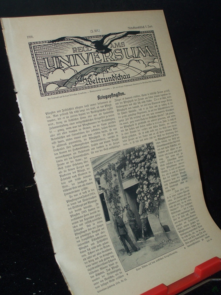 Artikelbild 1 des Artikels “Juni 1916, Kriegspfingsten “