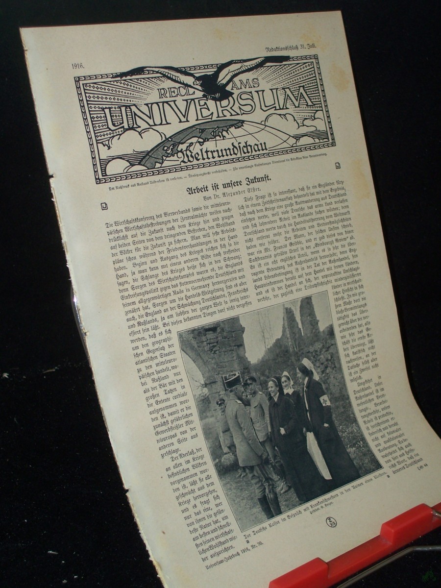 Product image 1 of the product “Juli 1916, Arbeit ist unsere Zukunft ”