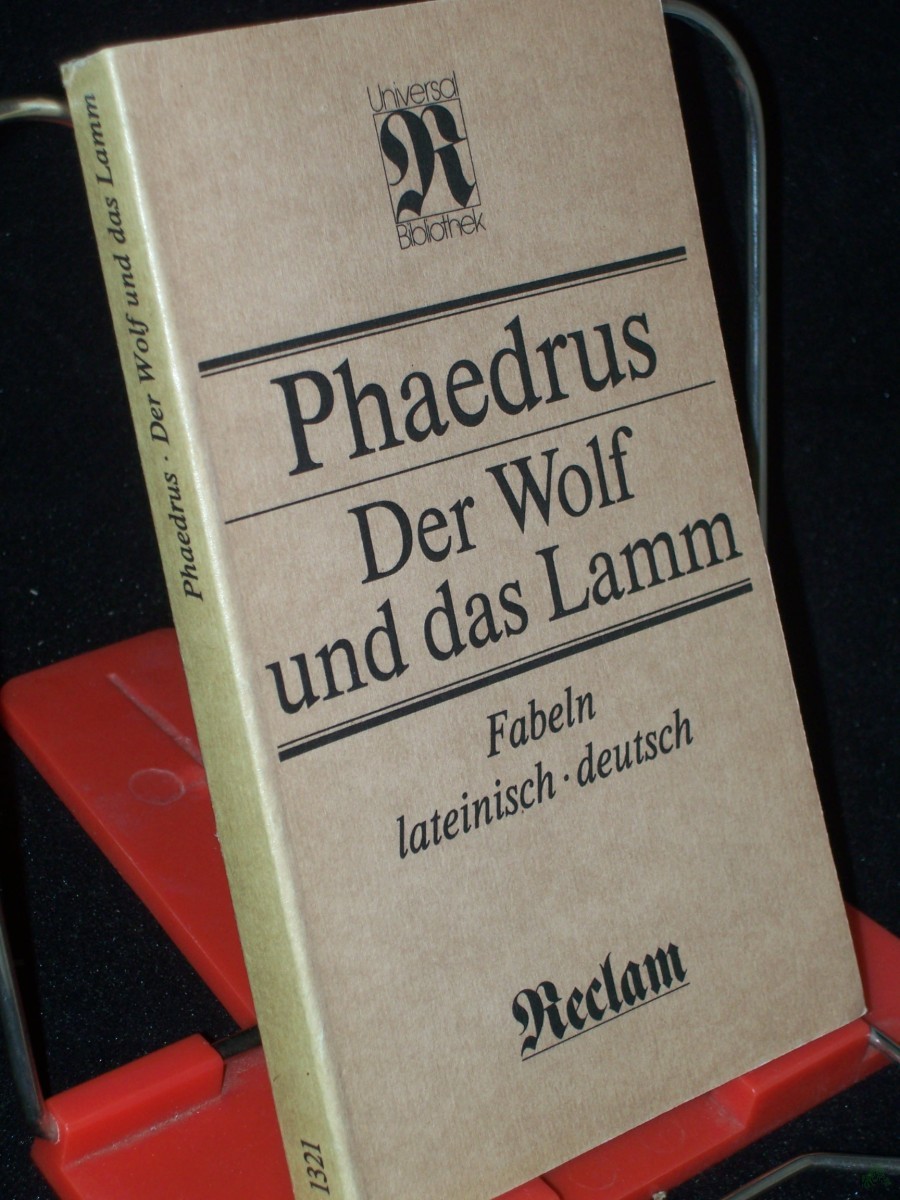 Artikelbild 1 des Artikels “Der Wolf und das Lamm : Fabeln ; lateinisch und deutsch ; [aus dem Lateinischen] / Phaedrus. Hrsg. von Volker Riedel. [Übers. von Eduard Saenger. Mit 15 Ill. von Gisela Kohl] “