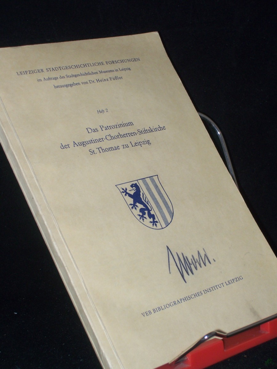 Artikelbild 1 des Artikels “Das Patrozinium der Augustiner-Chorherren-Stiftskirche St. Thomae zu Leipzig : Untersuchungen zur Frühgeschichte d. Bach-Kirche u.d. Leipziger Altstadt / Carl Niedner “