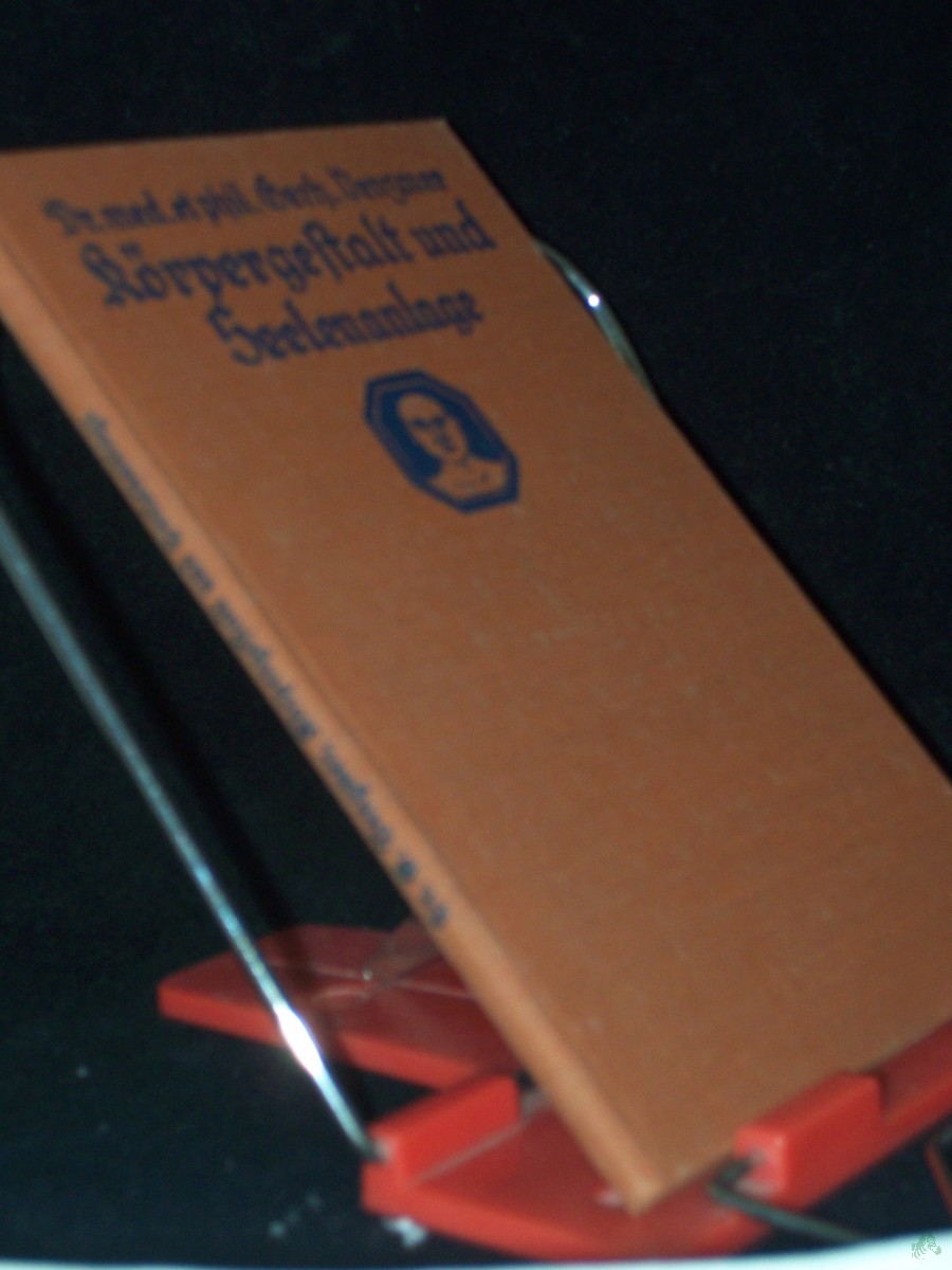 Artikelbild 1 des Artikels “Körpergestalt und Seelenanlage : Ein Überblick über d. biol. Verwandtschaft zwischen Körperform u. Wesenskern des Menschen / Gerhard Venzmer “