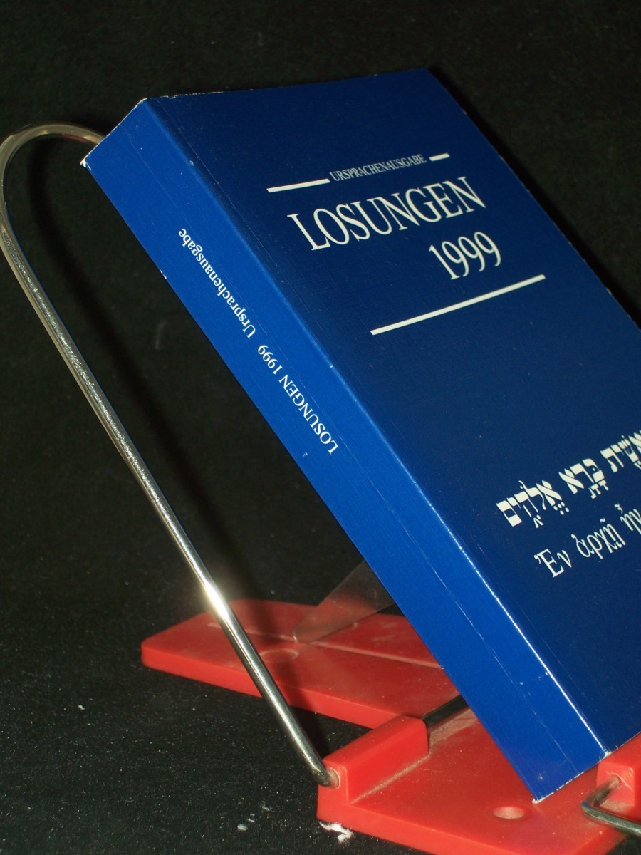 Artikelbild 1 des Artikels “Die Losungen Deutschland 1999/Losungen 1999 in der Ursprache: Die Losungen in hebräischer und altgriechischer Sprache mit Übersetzungshilfen “