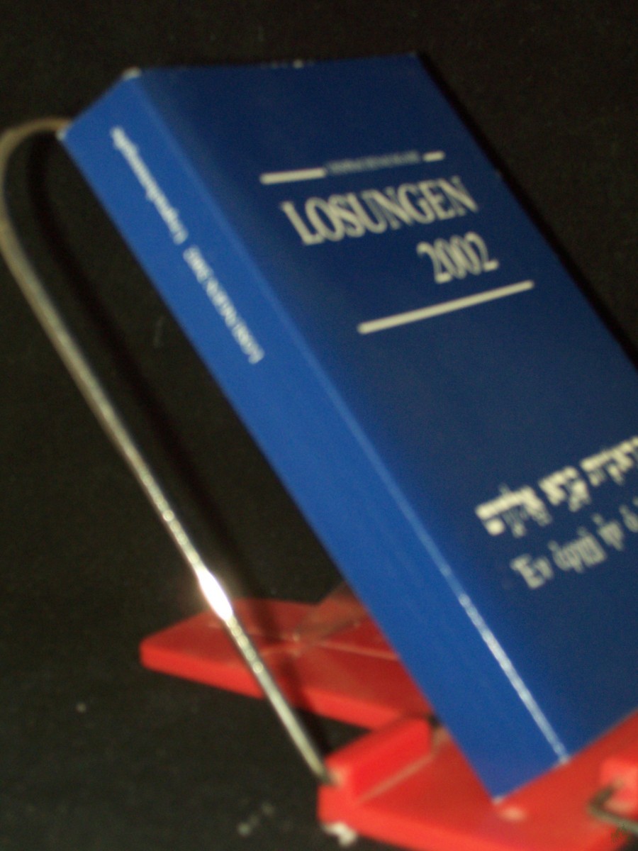 Product image 1 of the product “Die Losungen Deutschland 2002/Losungen 2002 in der Ursprache: Die Losungen in hebräischer und altgriechischer Sprache mit Übersetzungshilfen ”