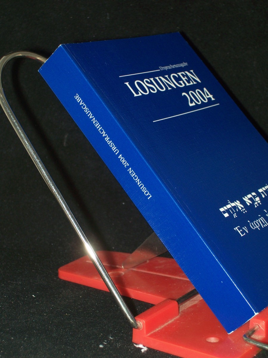Artikelbild 1 des Artikels “Die Losungen Deutschland 2004/Losungen 2004 in der Ursprache: Die Losungen in hebräischer und altgriechischer Sprache mit Übersetzungshilfen “