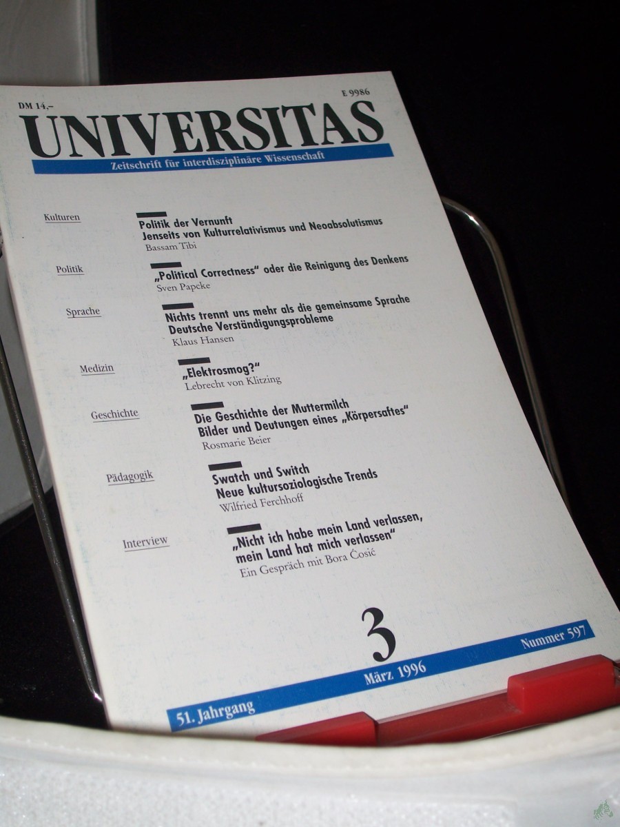 Artikelbild 1 des Artikels “3/1996, Politik der Vernunft “