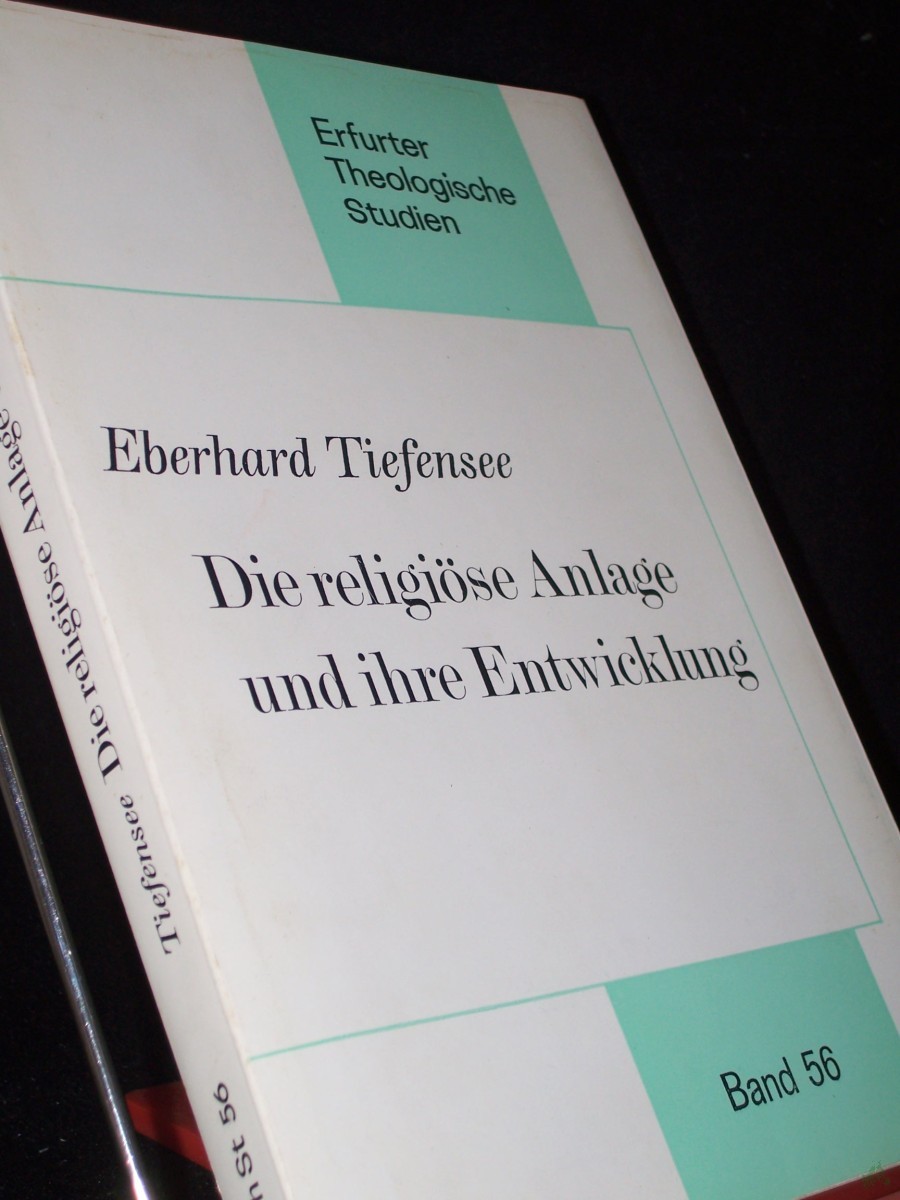 Product image 1 of the product “Die religiöse Anlage und ihre Entwicklung : der religionsphilosophische Ansatz Johann Sebastian Dreys (1777 - 1853) / von Eberhard Tiefensee ”