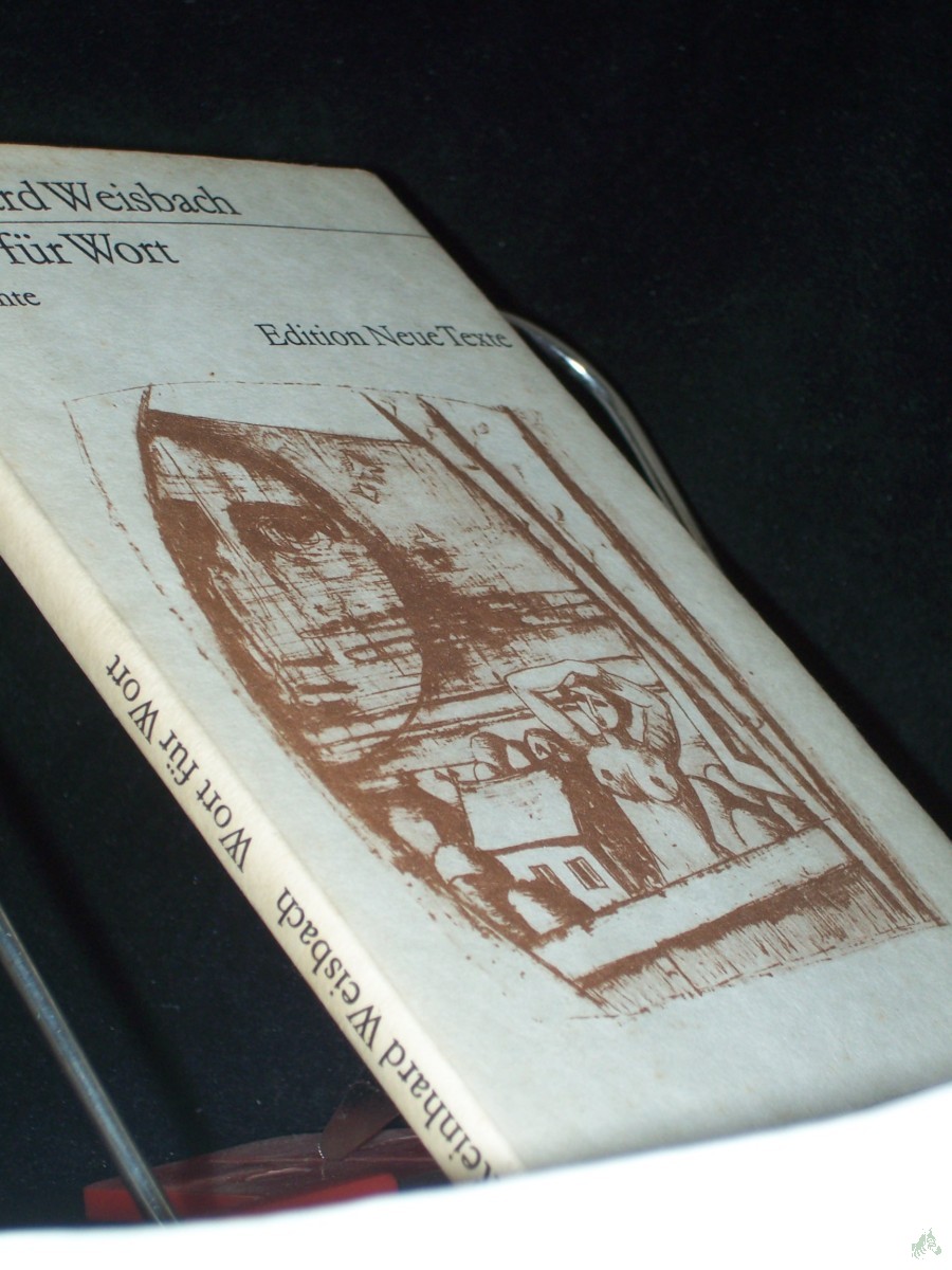 Artikelbild 1 des Artikels “Wort für Wort : Gedichte / Reinhard Weisbach “