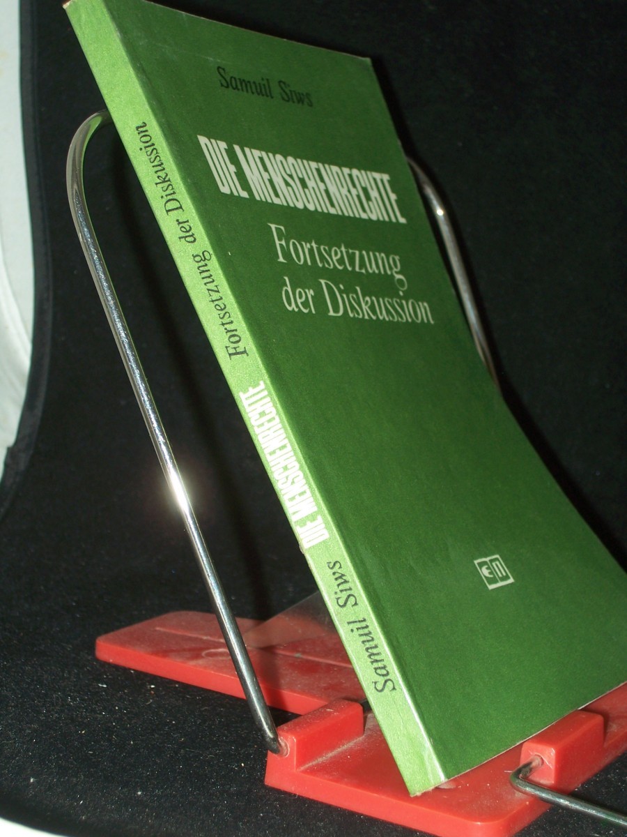 Product image 1 of the product “Die Menschenrechte : Fortsetzung d. Diskussion / Samuil Siws. [Aus d. Russ. von L. Steinmetz] ”