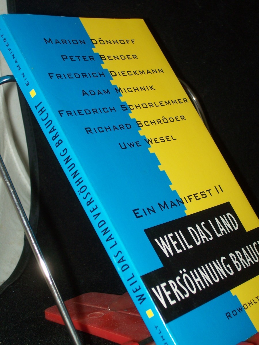 Artikelbild 1 des Artikels “Weil das Land Versöhnung braucht / Marion Dönhoff... “
