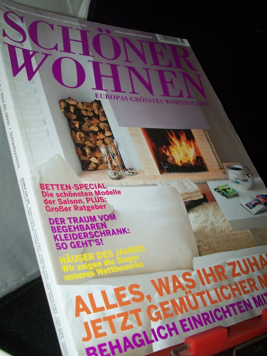 Artikelbild 1 des Artikels “11/2011, Alles was ihr Zuhause jetzt gemütlicher macht “