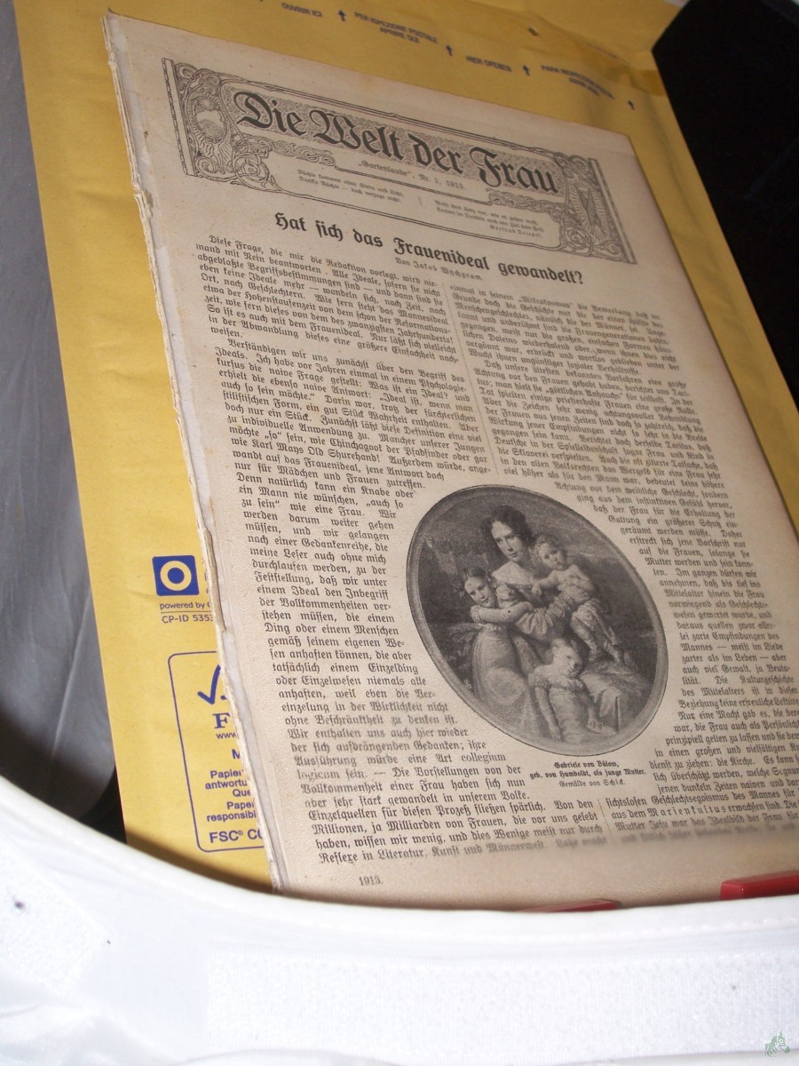 Product image 1 of the product “No 1, 1913, Loseblattsammlung mit zahlreichen schwarz weiß Abbildungen ”