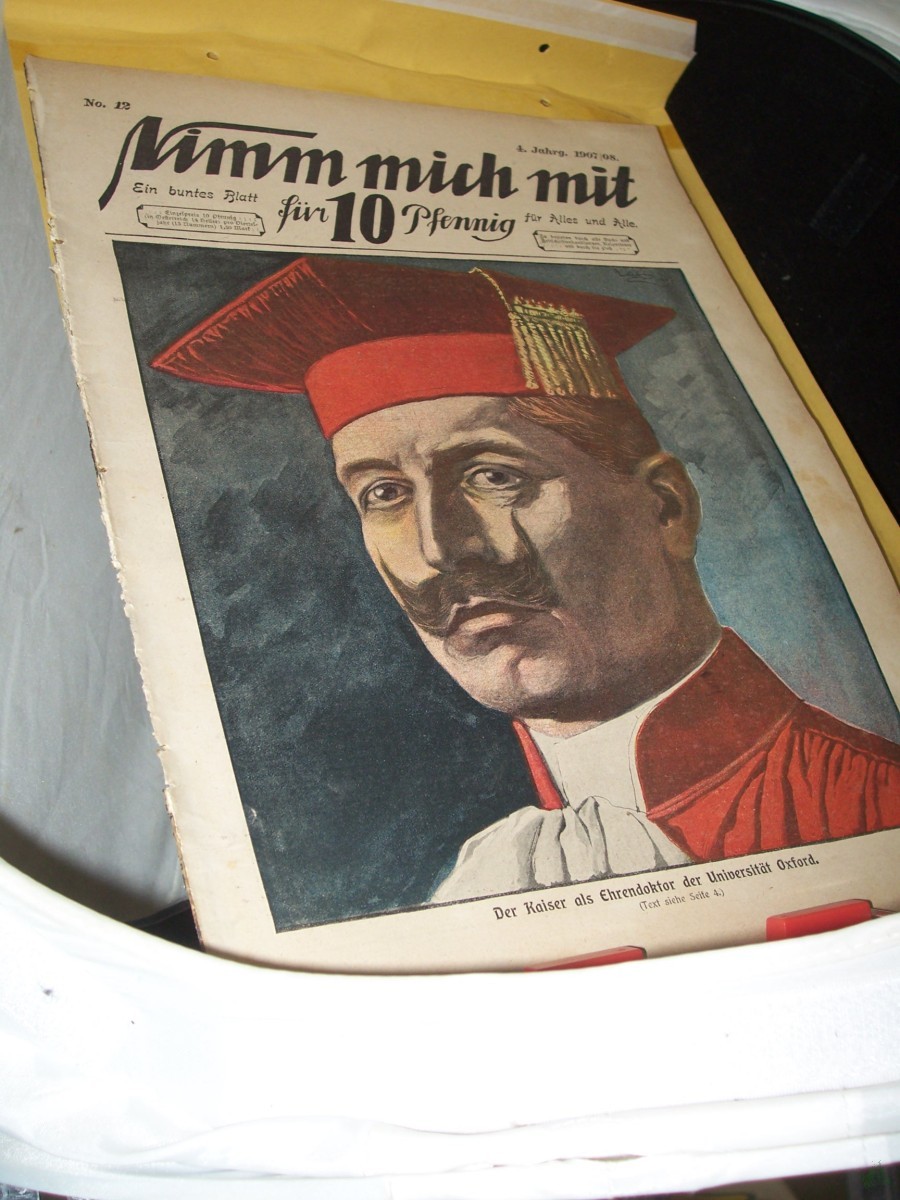 Product image 1 of the product “No 12, 1907/08, 15 Seiten; AUF DEM COVER EIN BILD 