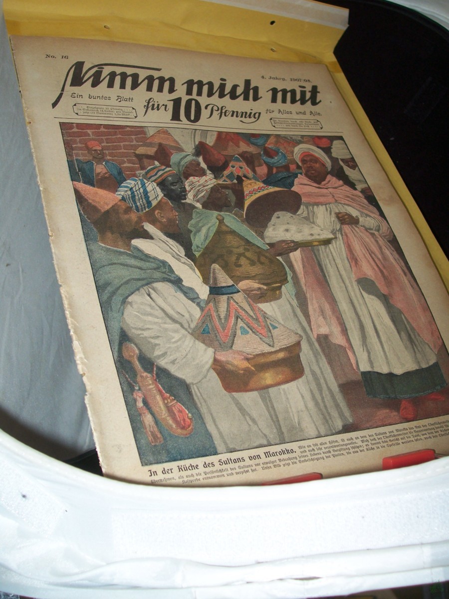Artikelbild 1 des Artikels “No 16, 1907/08, 15 Seiten; AUF DER VORDERSEITE 