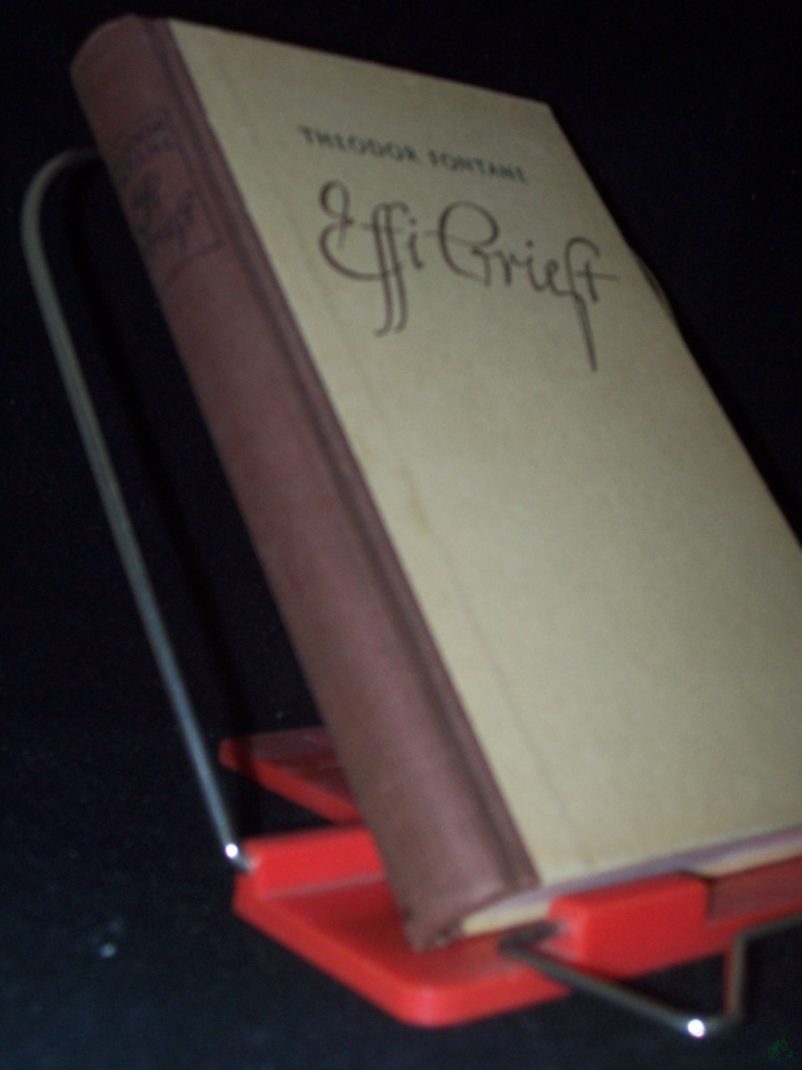 Product image 1 of the product “Effi Briest : Roman / Theodor Fontane ”