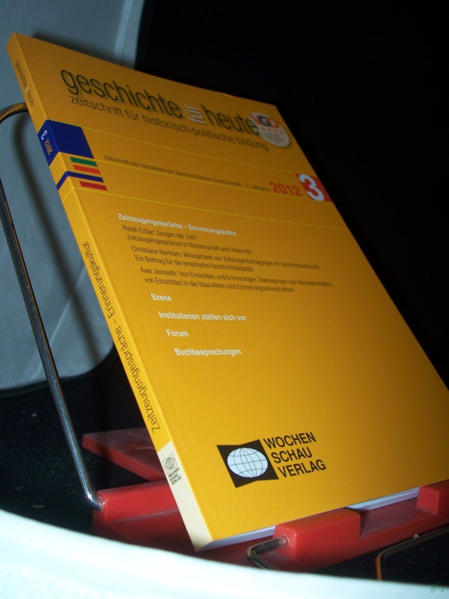 Product image 1 of the product “3/2012 Zeitzeugengespräche ”