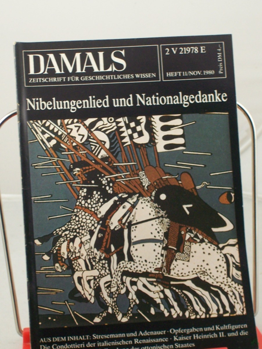 Product image 1 of the product “11/1980, Nibelungenlied und Nationalgedanke ”