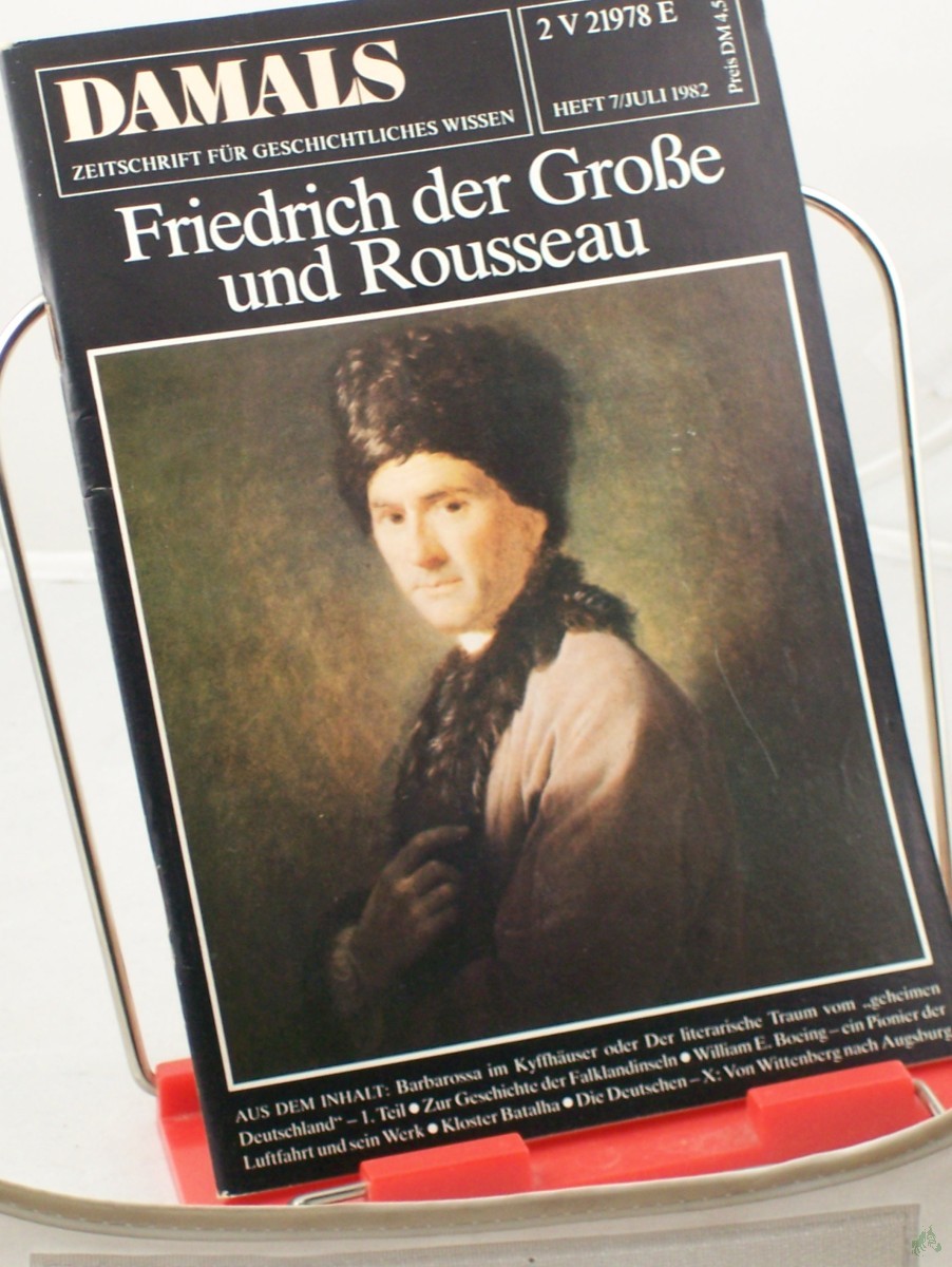 Product image 1 of the product “7/1982, Friedrich der Große und Rousseau ”