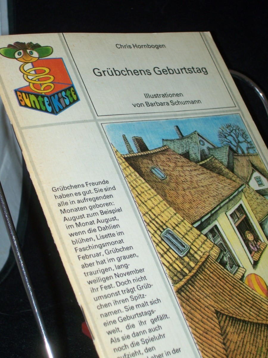 Artikelbild 1 des Artikels “Grübchens Geburtstag : e. ganz u. gar verwunderl. Geschichte / Chris Hornbogen. Ill. von Barbara Schumann “