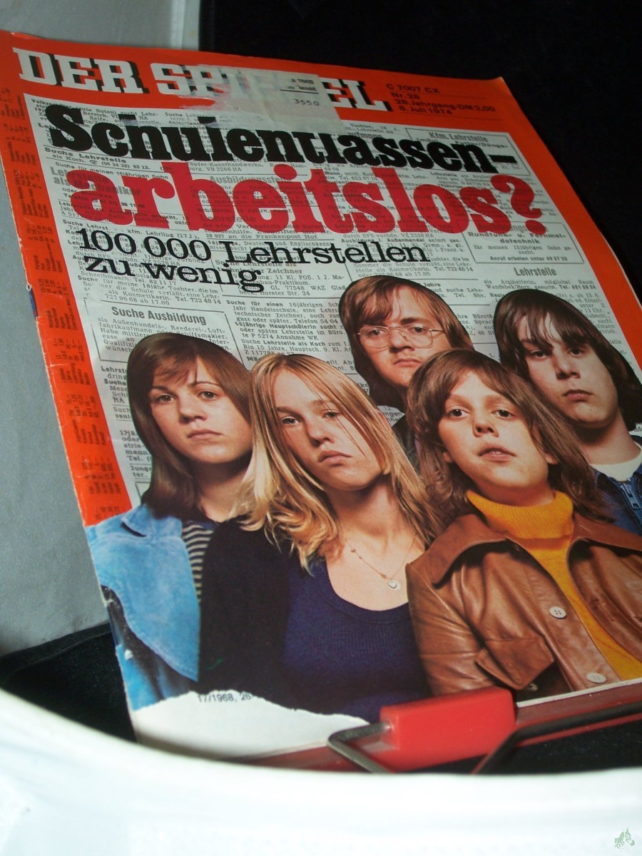 Artikelbild 1 des Artikels “28/1974, Schulentlassen arbeitslos? “