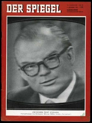 Artikelbild 1 des Artikels “50/1959, ZWISCHEN FÜNF STÜHLEN; FRÜHSCHOPPEN CONFERENCIER WERNER HÖFER “