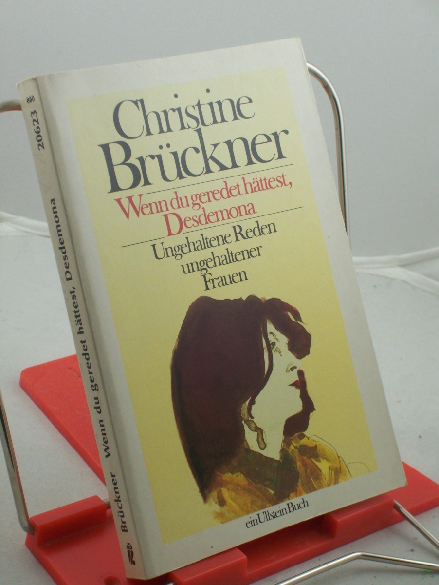 Product image 1 of the product “Wenn du geredet hättest, Desdemona : ungehaltene Reden ungehaltener Frauen / Christine Brückner. Mit Zeichn. von Horst Janssen ”