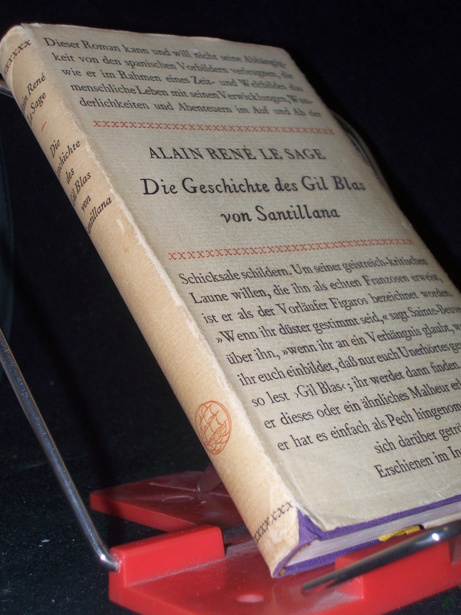 Artikelbild 1 des Artikels “Die Geschichte des Gil Blas von Santillana / Alain Rene LeSage. Aus d. Franz. übertr. von Konrad Thorer “