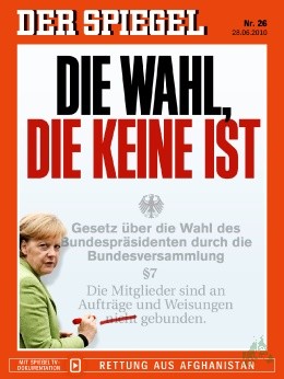 Product image 1 of the product “26/2010 Die Wahl die keine ist ”