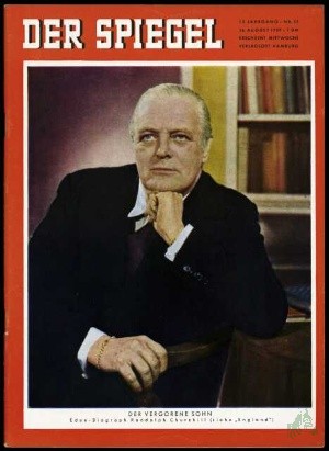 Artikelbild 1 des Artikels “35/1959, DER VERGORENE SOHN; EDEN BIOGRAPH RANDOLPH CHURCHILL “