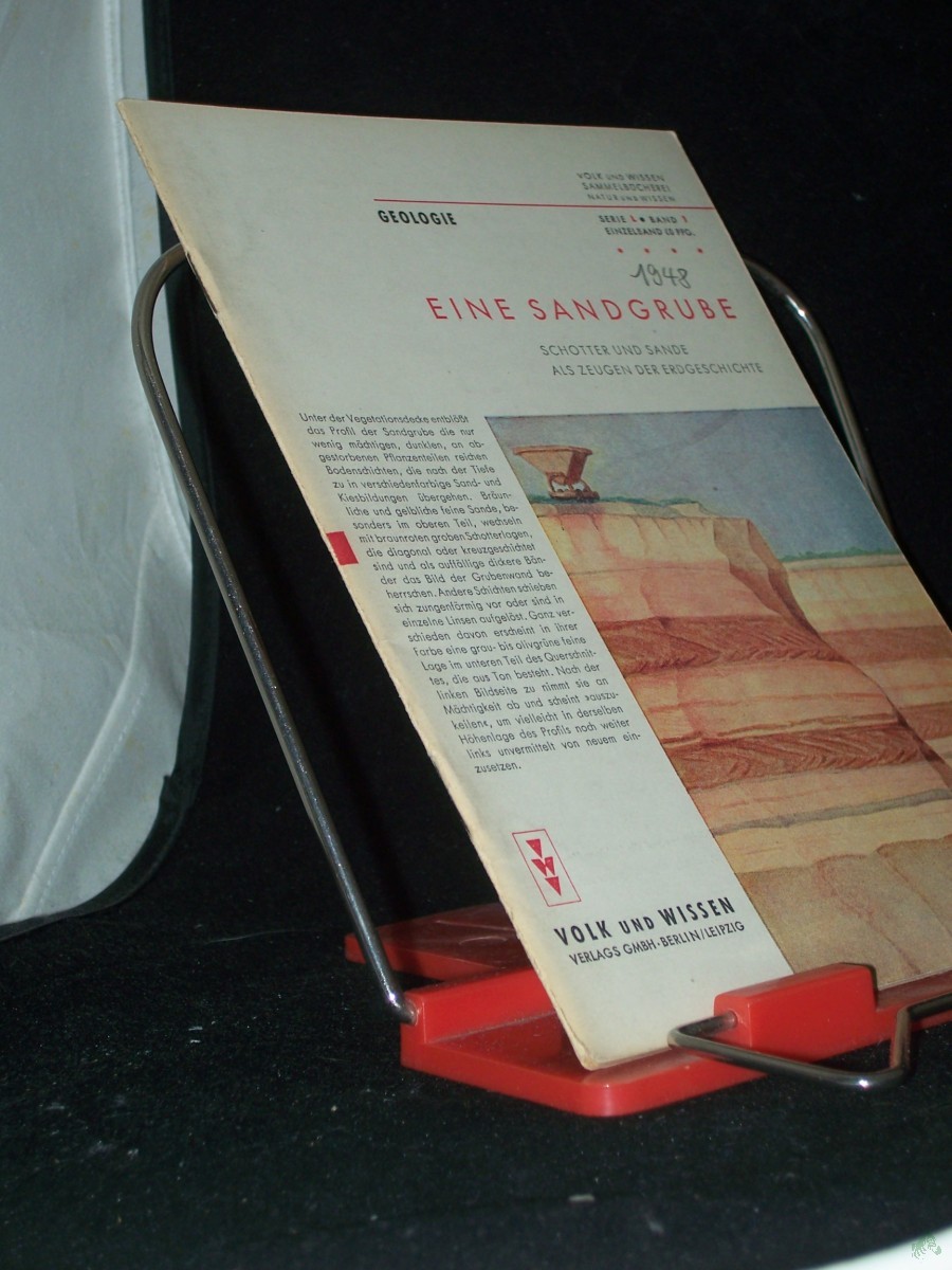 Artikelbild 1 des Artikels “Eine Sandgrube : Schotter und Sande als Zeugen der Erdgeschichte / [Rudolf Hohl]. [Textabb. v. Walter Heidenreuter] “