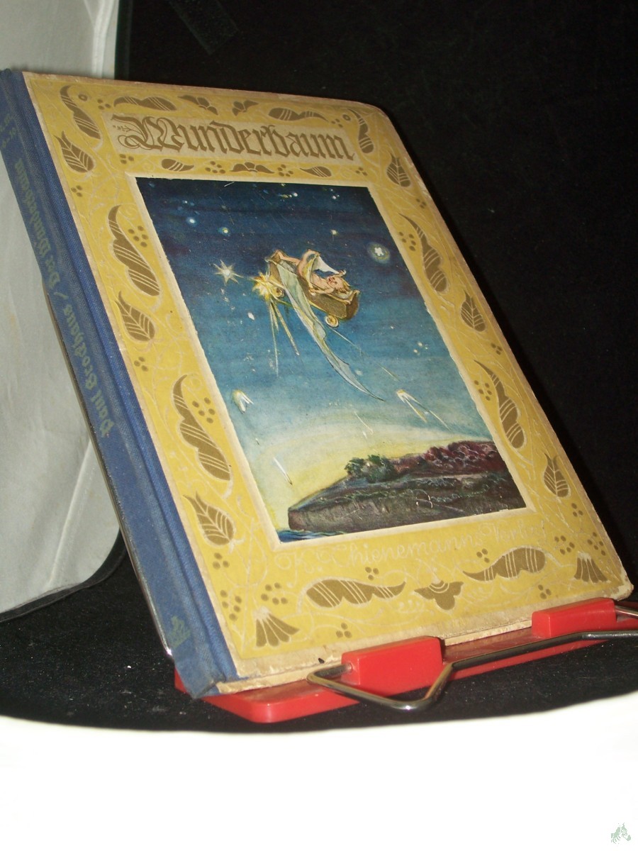 Artikelbild 1 des Artikels “Der Wunderbaum : Bub und Mädel, kommt heran, und wer mag, der schüttle dran! ; Geschichten, Lieder u. Rätsel f. d. Kleinen, ges. / Paul Brockhaus. Mit 4 farb. Bildern [Taf.] von Valerie May-Hülsmann “