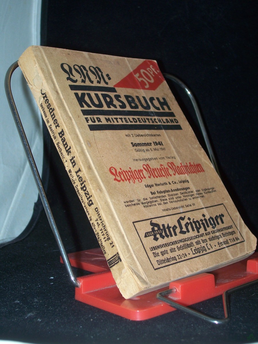 Product image 1 of the product “[Leipziger neueste Nachrichten und Handelszeitung / LNN-Kursbuch für Mitteldeutschland] Leipziger neueste Nachrichten und Handelszeitung LNN-Kursbuch für Mitteldeutschland ”