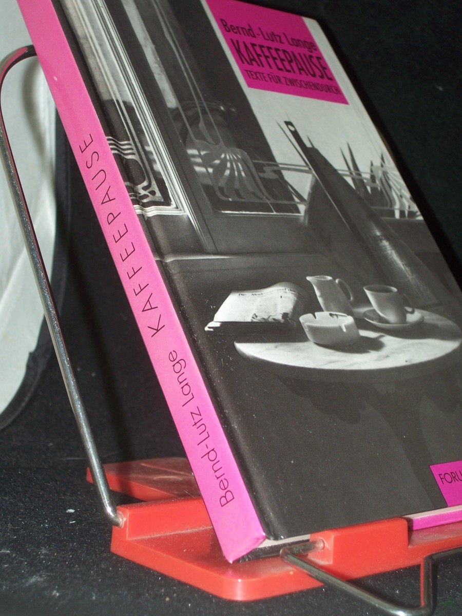Artikelbild 1 des Artikels “Kaffeepause : Texte für zwischendurch / Bernd-Lutz Lange. Collagen von Sylvia Marita Plath “